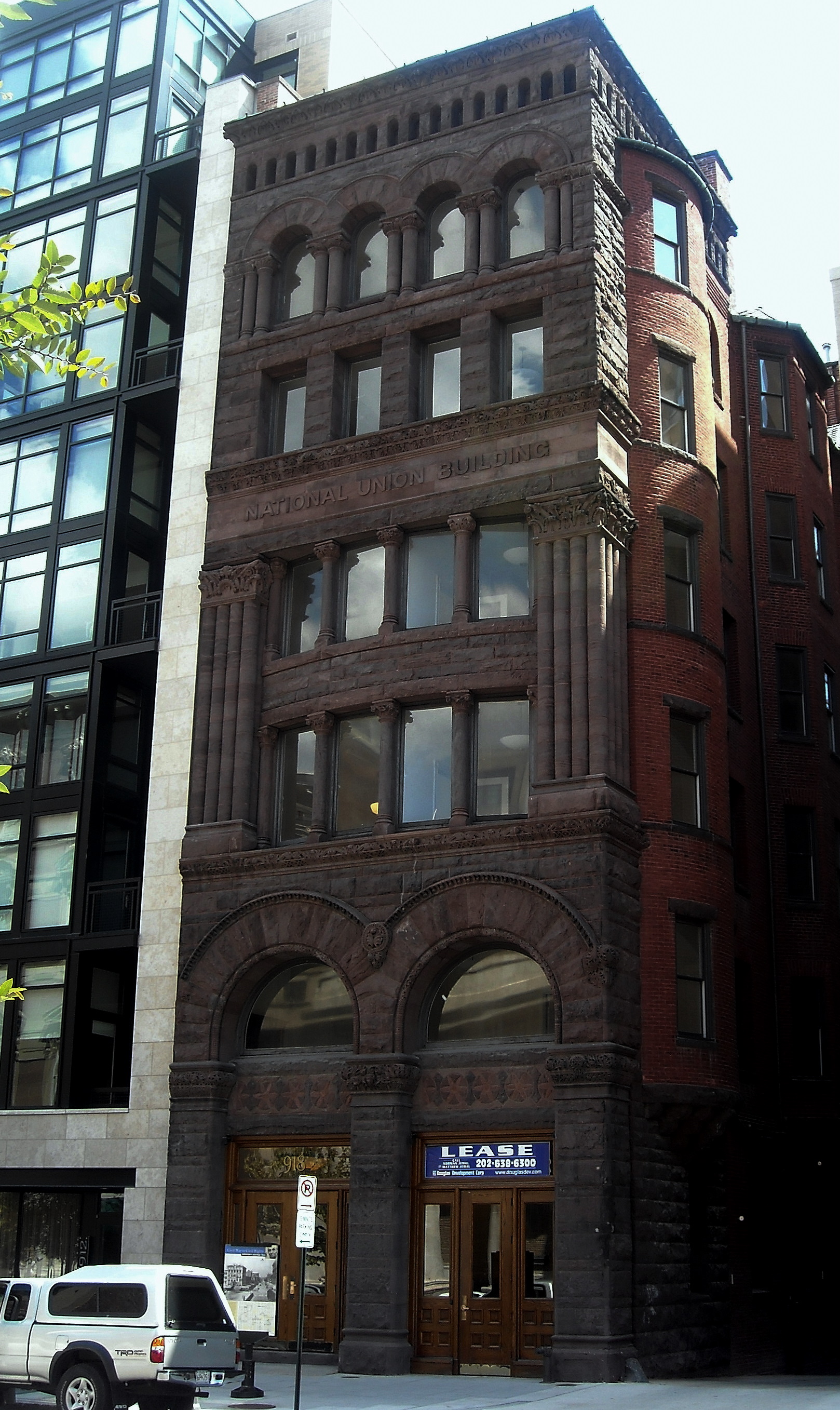 Exterior of the historic National Union Building